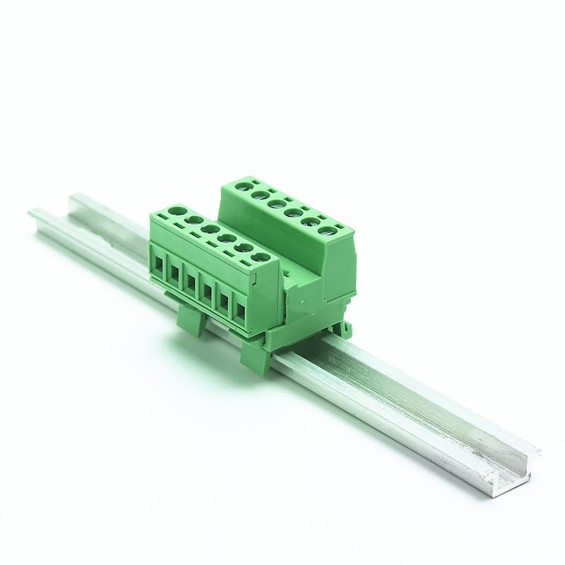 5.08mm Pitch 2-24Pin Pcb Pluggable Male And Female Terminal Block with Foot Match 15mm Din Rail