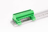 3.81mm Pitch YE3230-381 Pluggable Din Rail Terminal Block 2-24 Poles 