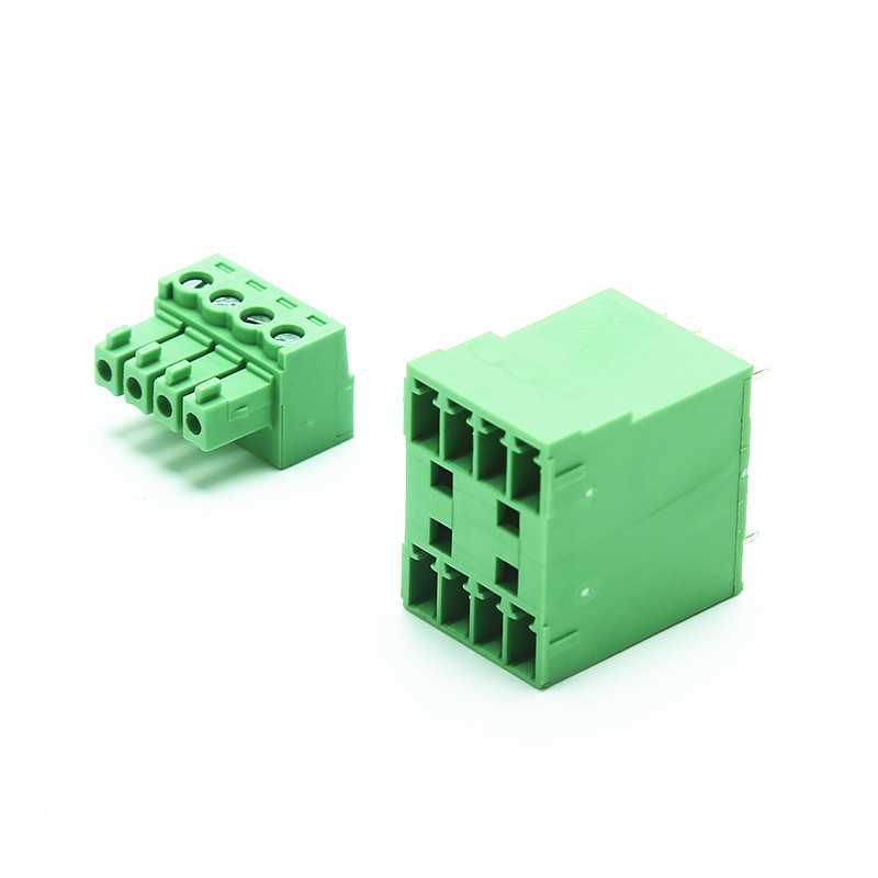 3.81mm Pitch 12A 4Pin Pluggable Male and Female Terminal Blocks