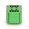 3.81mm Pitch Doulble Layer Right Angled Pcb Plug Electrical Connector with Flange